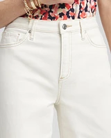 High Rise Wide Leg Cropped Jeans