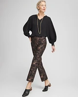 Juliet Fall Print Kick Flare Pants