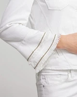 No Stain Double Fray Denim Jacket