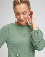 Gold Lariat Necklace
