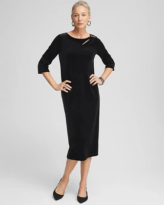 Travelers™ Collection Velvet Midi Dress