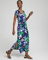 Travelers™ Floral V-neck Maxi Dress