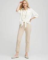Brigitte™ Embroidered Ankle Pants