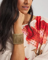 Textured Gold Cuff