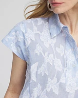 Jacquard Dolman Sleeve Top