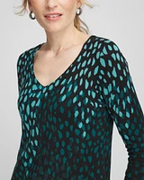 Dots V-Neck Pullover Sweater