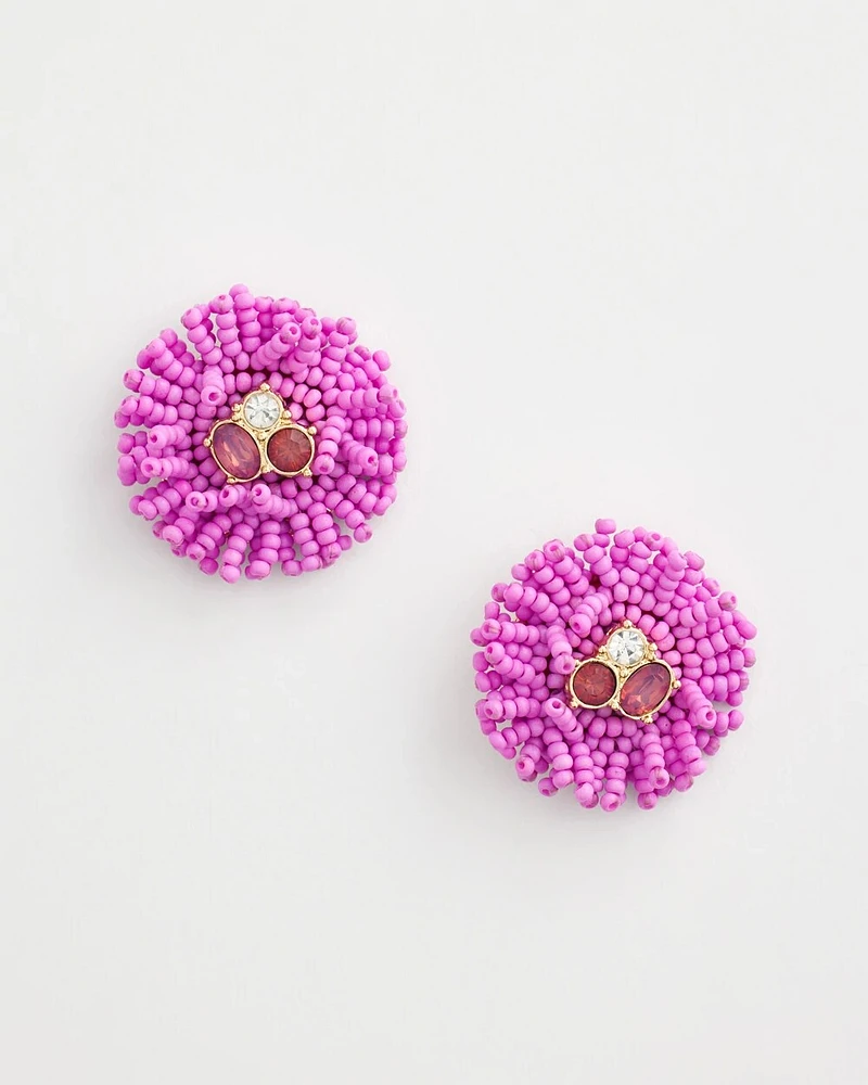 No Droop® Seed Bead Stud Earrings