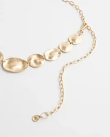 Chico's Gold-Tone Pebbles Chain Belt