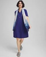Short-sleeve Popover Dress