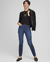 Caviar Bead Bateau Neck Sweater
