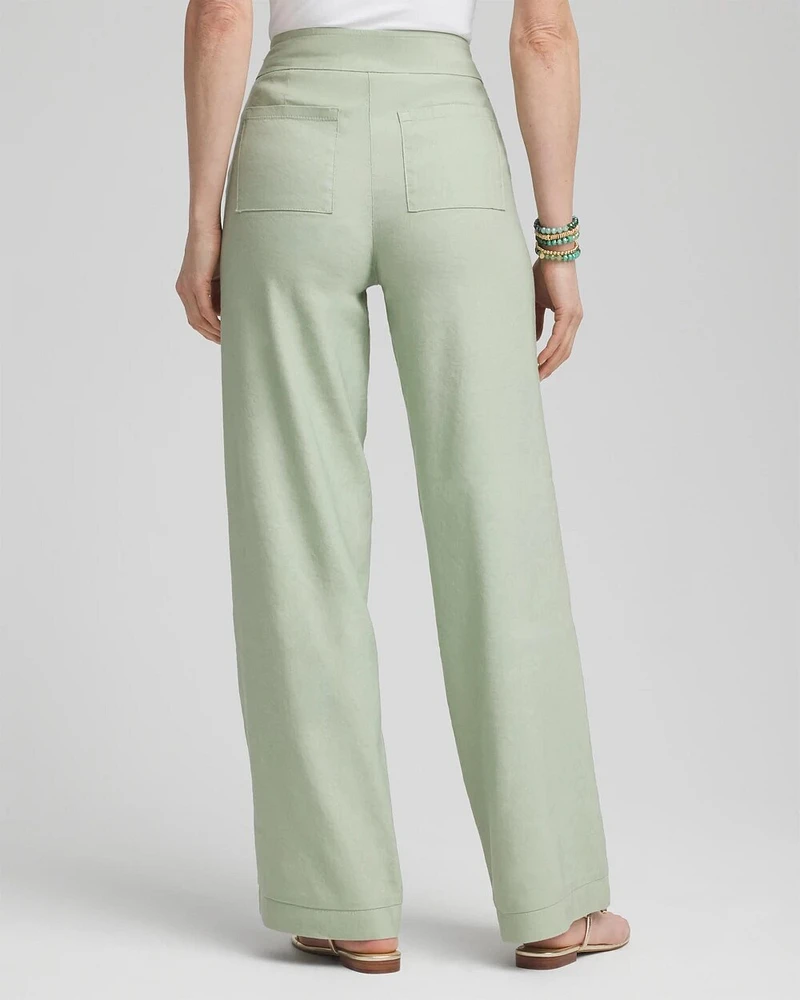 Linen Stretch Relaxed Pants