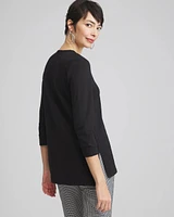 Henley Side Slit Tunic