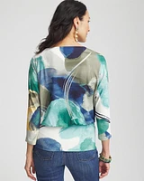 Touch of Cool™ Watercolor Banded-Hem Top