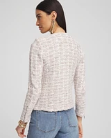 Tweed Moto Cardigan