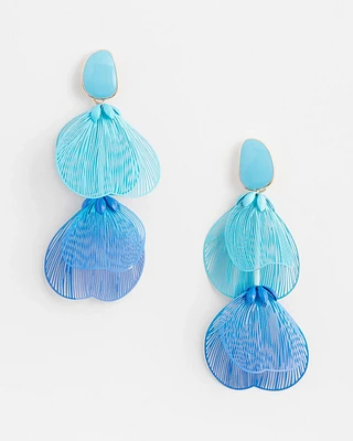 No Droop™ Tonal Mixed Petal Drop Earrings