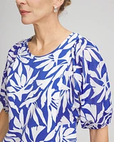 Dolman Short Sleeve Knit Top