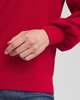 Relaxed Sequin Pullover Sweater