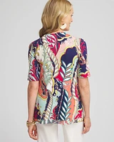 Touch of Cool™ Abstract Draped Tunic