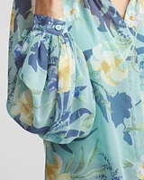 Georgette Wildflower Blouse