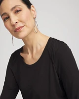 Touch of Cool™ Shirred Shoulder Tee