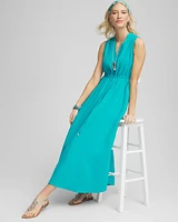 Sleeveless Maxi Gauze Dress