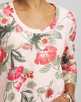 Garden Slub Scoop Neck Tee
