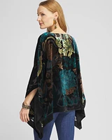Velvet Burnout Poncho