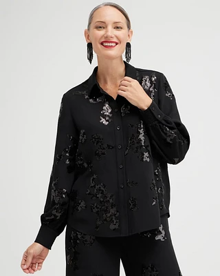 Sequin Embellished Shirt
