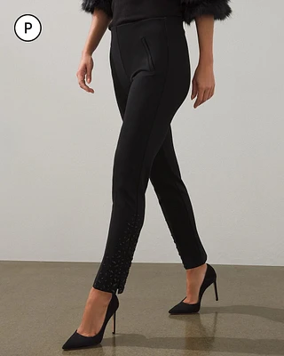 Juliet Beaded Slim Ankle Pants