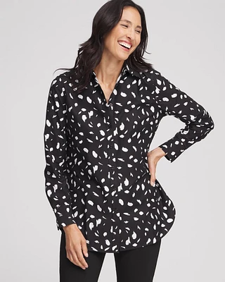 No Iron™ Dot Print Shirt