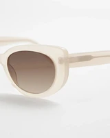 Nude Cateye Sunglasses