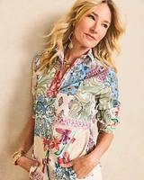 No Iron™ Floral Paisley Shirt