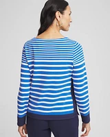 Zenergy® Striped Boatneck Mariner Tee