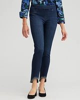 Embellished Tulip Hem Pull-on Jeggings