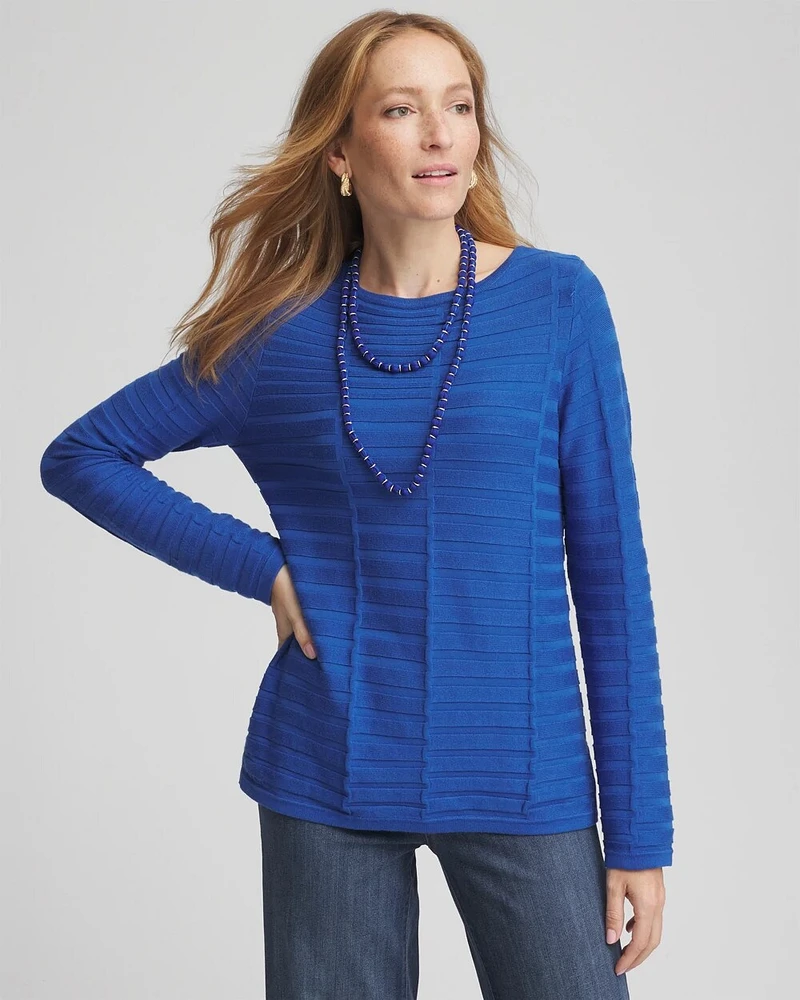 Boat Neck Pullover Sweater