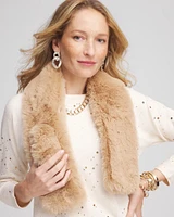 Faux Fur Pull-through Scarf