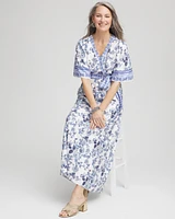 Surplice Matte Satin Maxi Dress