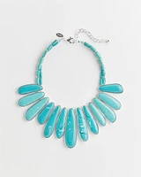 Turquoise Blue Statement Necklace