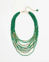 Layered Seed Bead Necklace