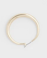 Cassie Gold-Tone Hoop Earrings