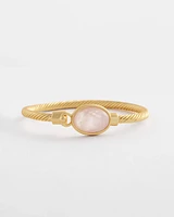 Pink Quartz Hook Bracelet