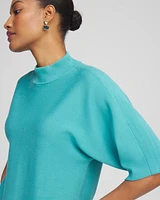 Short-Sleeve Pullover Sweater