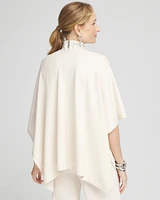 Embellished Knit Ruana