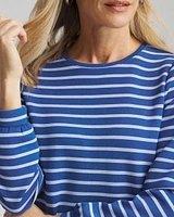 Zenergy® Scuba Striped Top