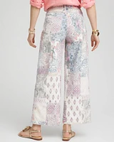 So Slimming® High-Rise Floral Patchwork Jeans