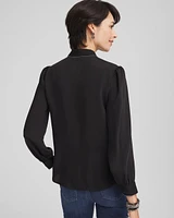 Ruffle Neck Shirt