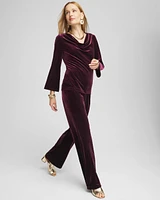 Petite Travelers Collection Velvet No Tummy Pants