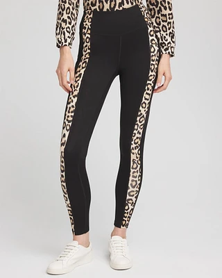 Zenergy® Leopard Print Side Panel Leggings