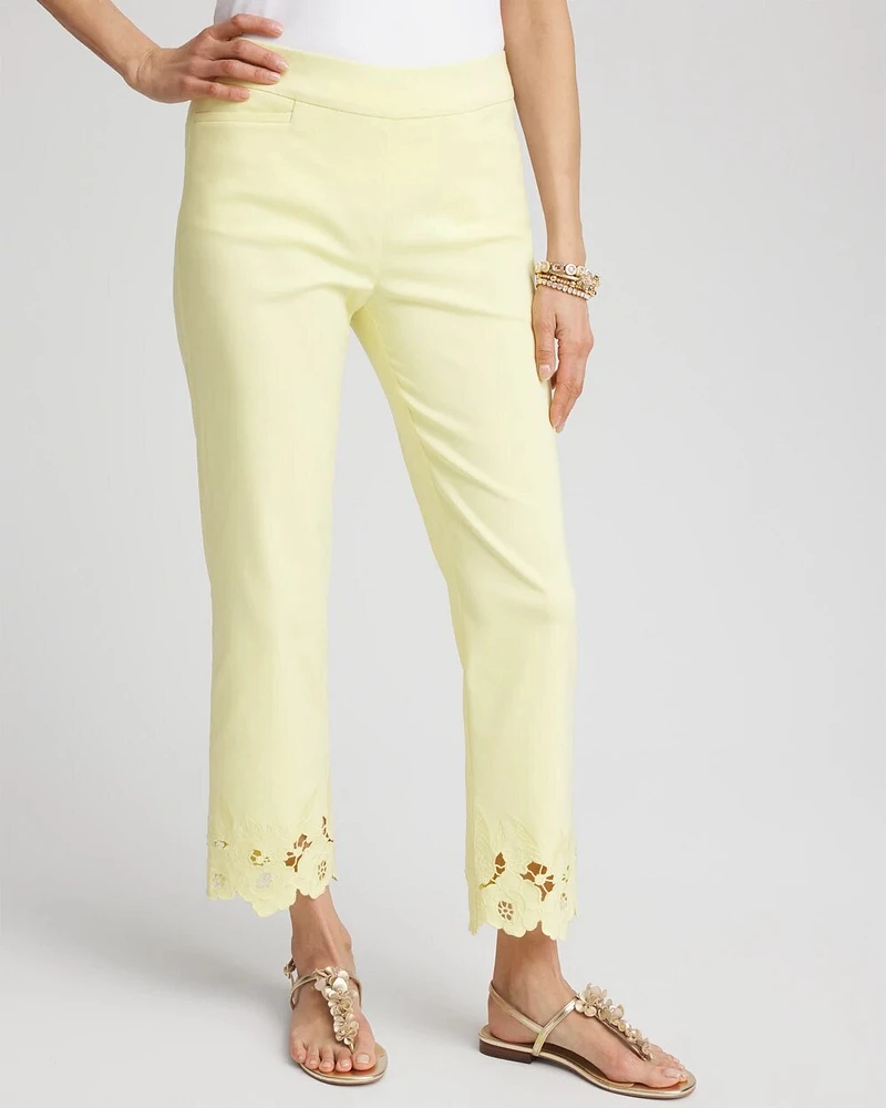 Brigitte™ Cutout Pull-On Cropped Pants