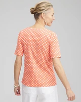 Checkered Everyday Elbow Sleeve Tee
